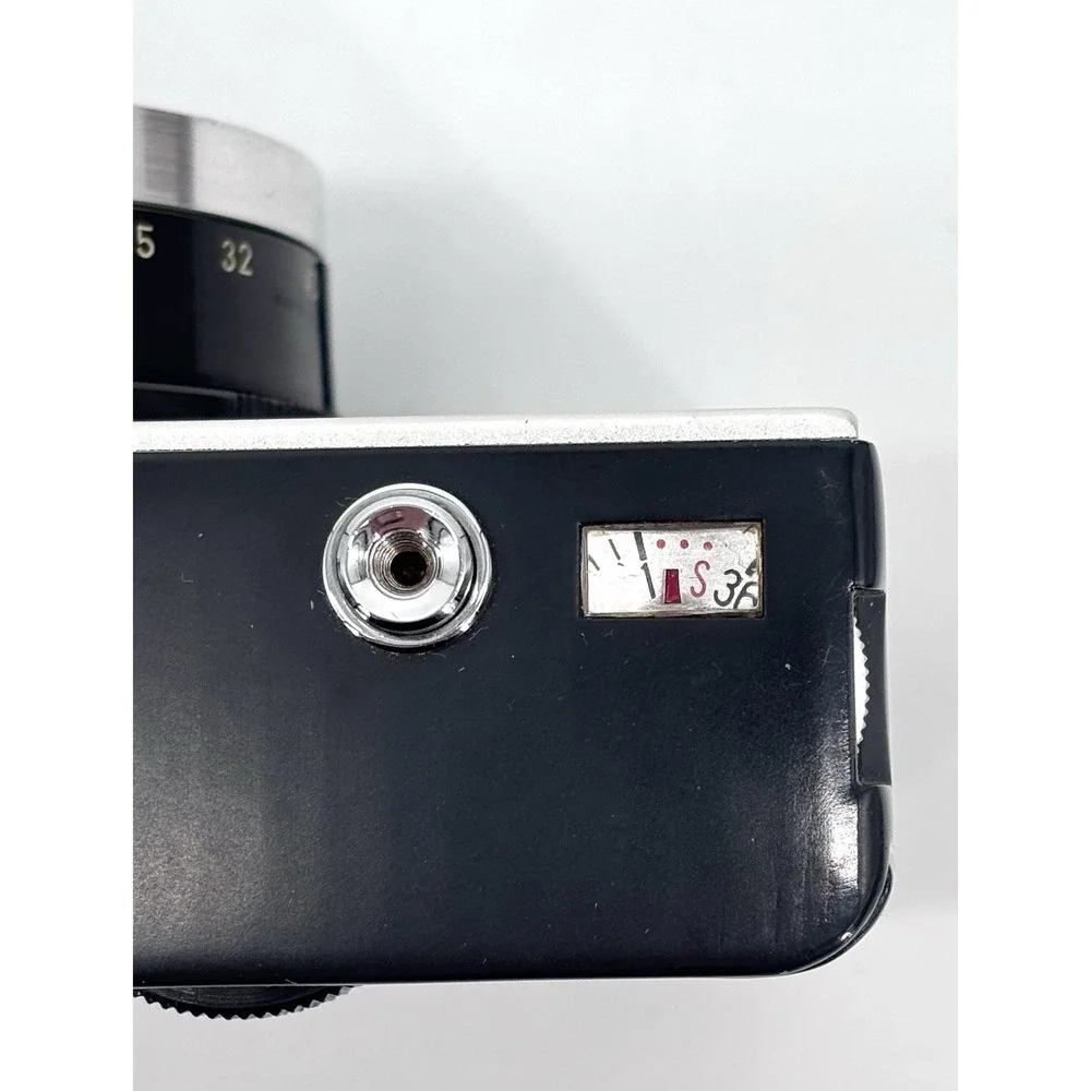 Vintage Fujica 35 Automagic 35mm Film Camera Fujinar-K Lens Leather Case
